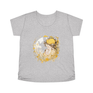 Yellow Mother Earth Pregnancy T-Shirt | Women's Maternity T-Shirt | Pregnancy | Baby Shower Gift | Pregnant Mom Shirt | Pregnant Mama Shirt | Gift for Pregnant | Pregnancy