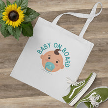 Load image into Gallery viewer, Baby Boy Baby on Board Tote Bag | Baby on Board Tote Bag | Pregnancy Gift | Baby Shower Gift

