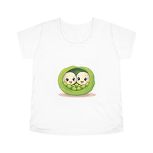 Load image into Gallery viewer, Twin Peas in a Pod Women&#39;s Maternity T-Shirt | Funny Maternity Top Twin Pregnancy | Pregnancy | Baby Shower Gift | Pregnant Mom Shirt | Pregnant Mama Shirt | Gift for Pregnant | Pregnancy
