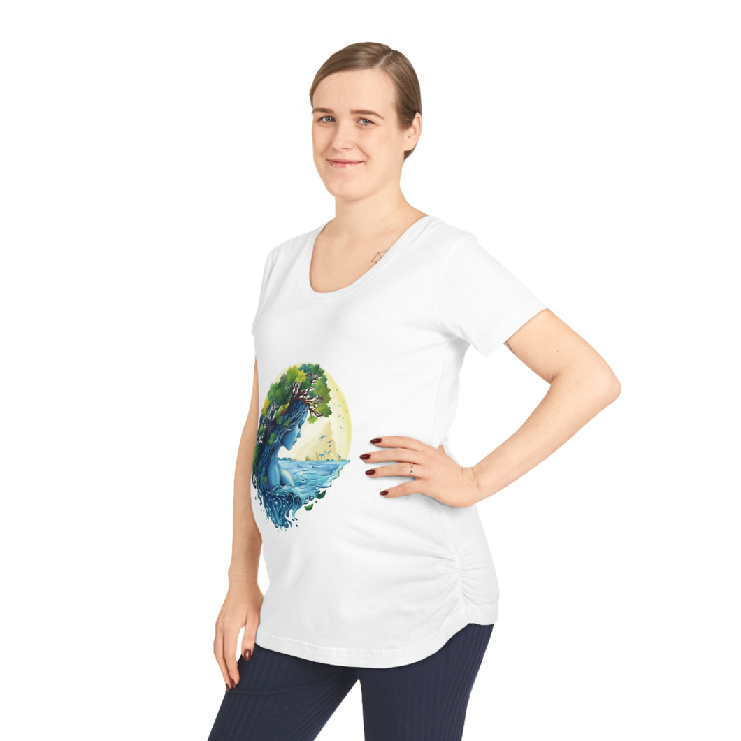 Mother Earth Maternity Top | Women's Maternity T-Shirt | Pregnancy | Baby Shower Gift | Pregnant Mom Shirt | Pregnant Mama Shirt | Gift for Pregnant | Pregnancy