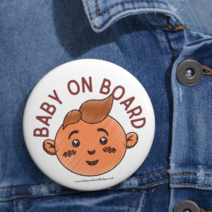 Cute Baby Face Board Badge | Baby Shower Gift | Pregnancy