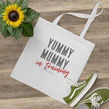 Load image into Gallery viewer, Yummy Mummy Cotton Tote Bag | Tote Bag | Pregnancy Gift | Baby Shower Gift
