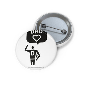 Dad Black and White Baby On Board Pin Badge | Baby Shower Gift | Pregnancy | Maternity Leave Gift